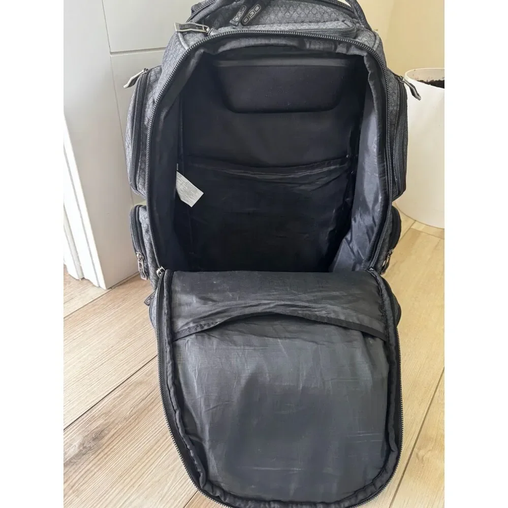 OGIO International Gambit Backpack Work Travel Carry On Laptop Tablet Black Gray